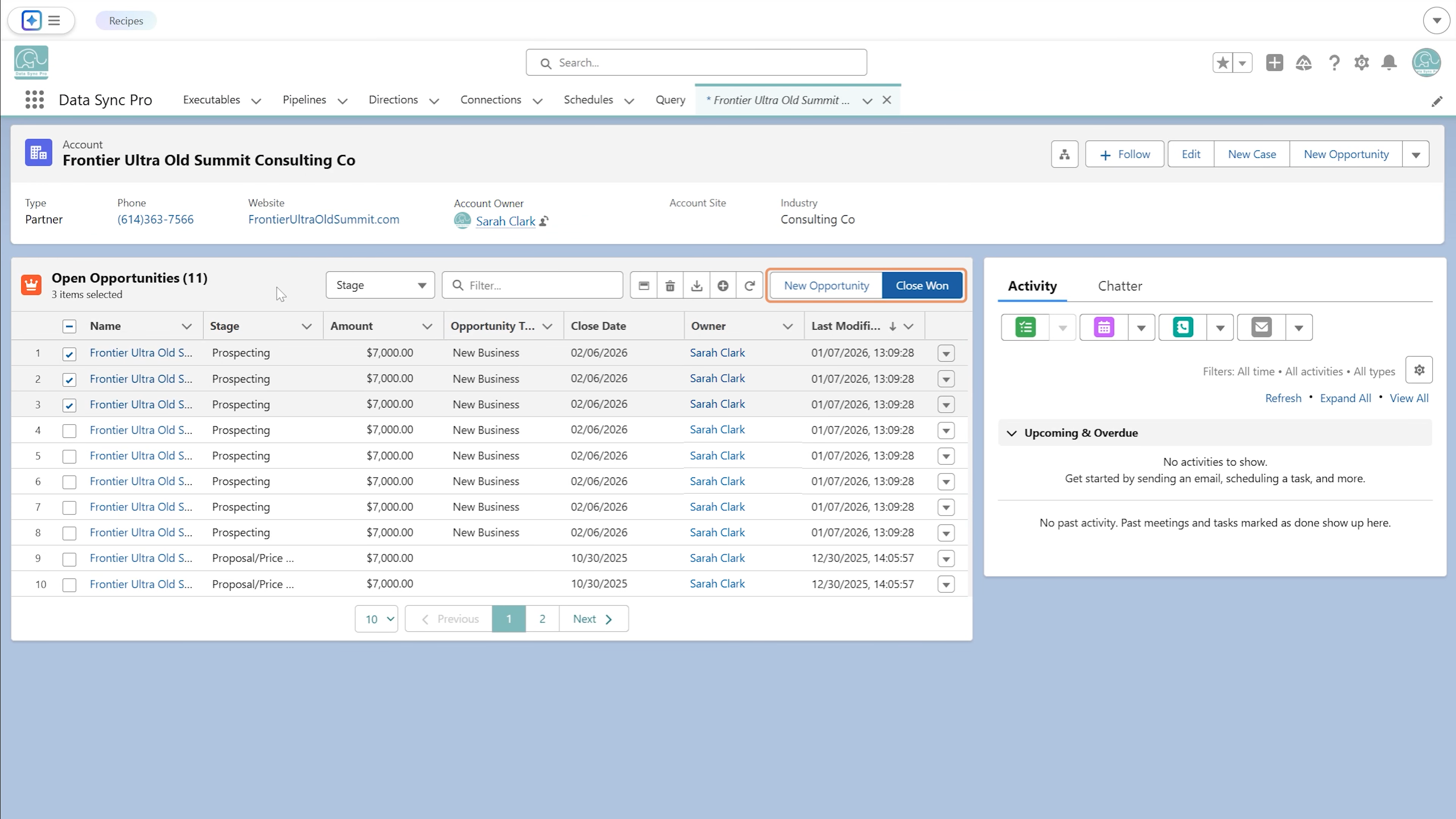 action-buttons-on-account-record-page