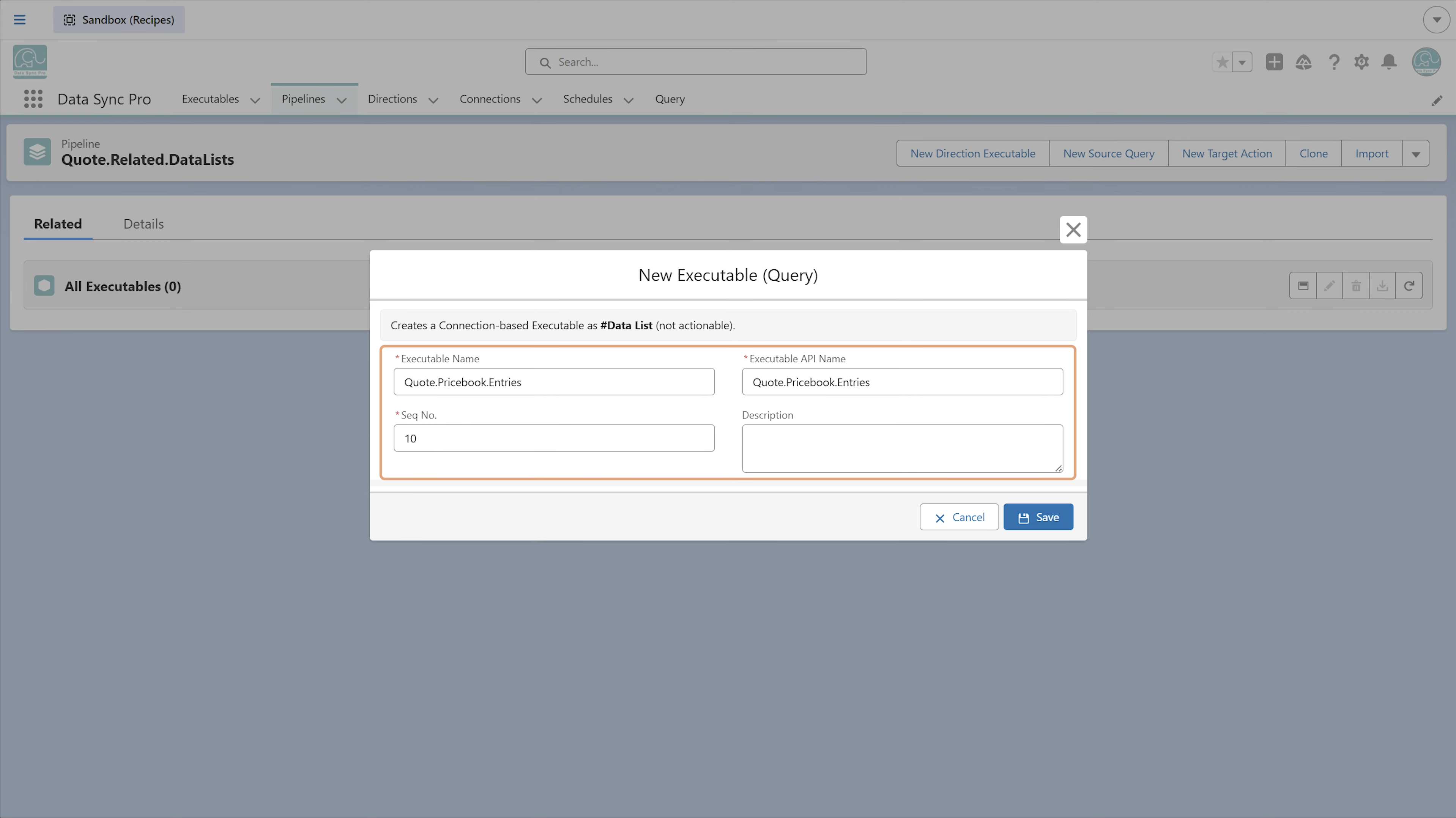 new-executable-quote-pricebook-entries