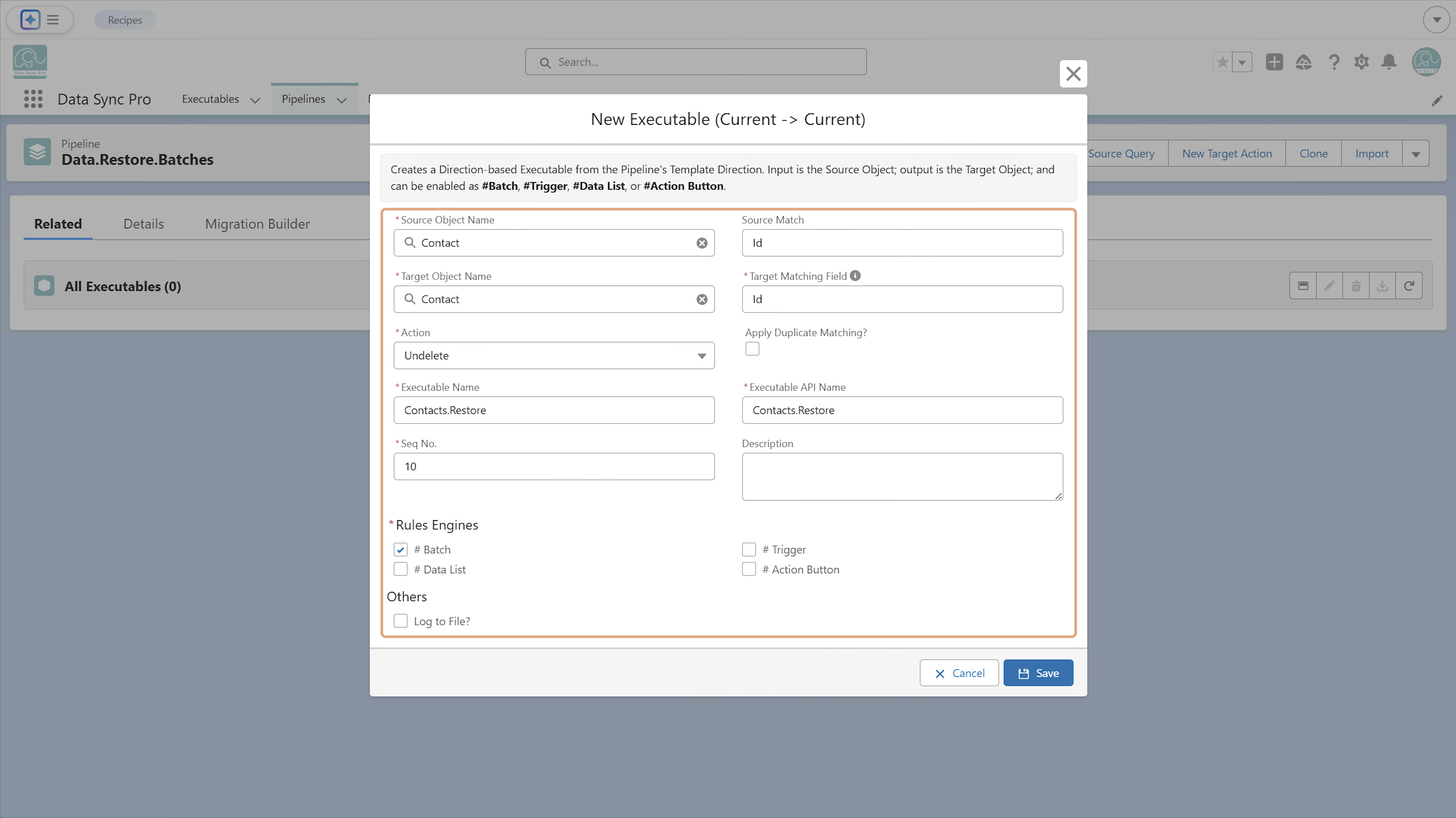 new-executable-contacts-restore