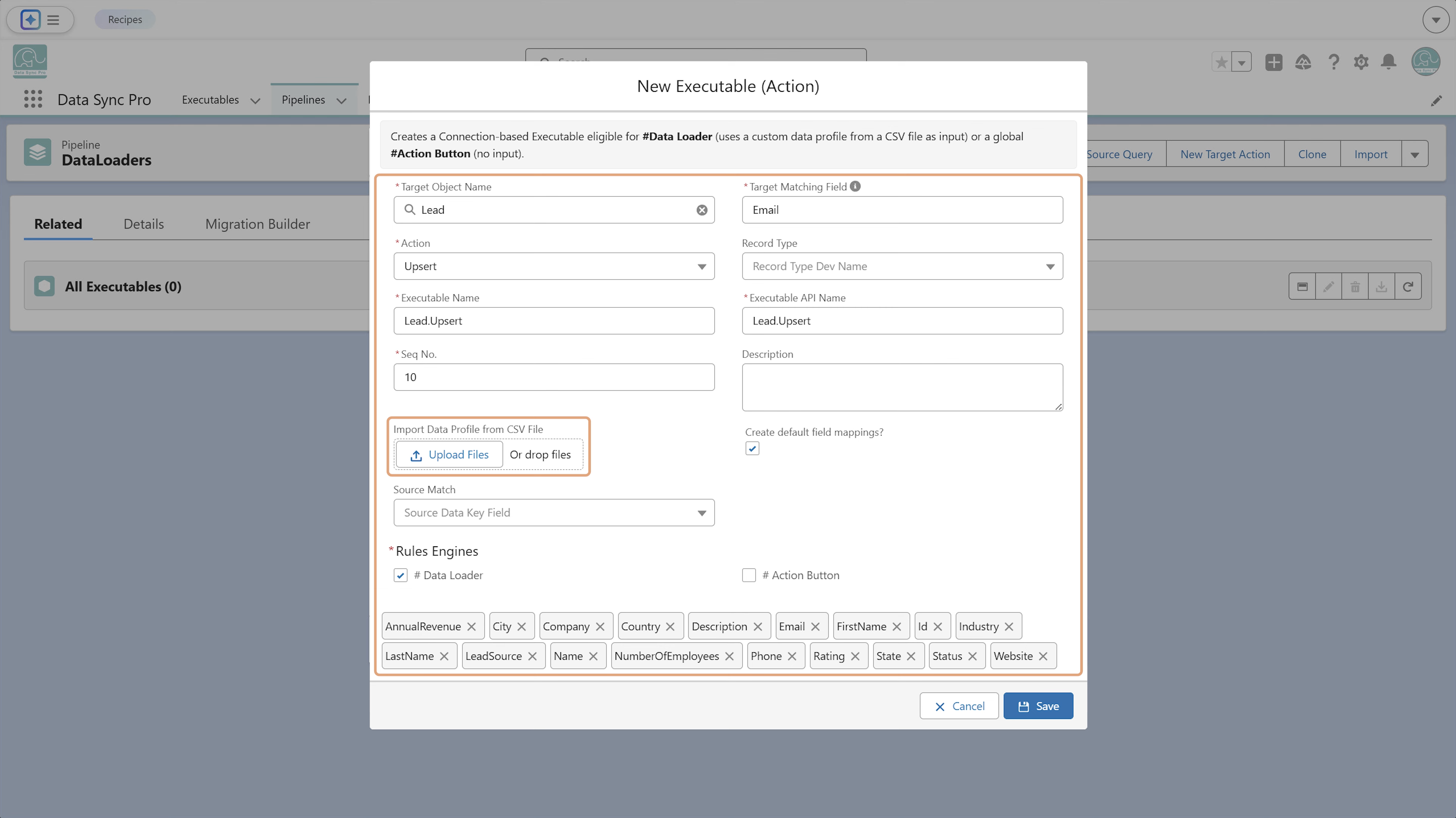 new-executable-lead-upsert